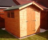 8' x 6' Apex Shed with Black Kerabit Felt